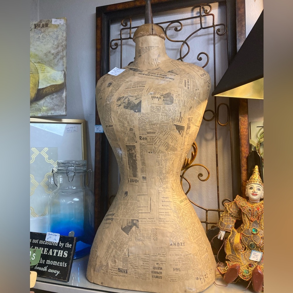 European wasp waist dress form… very nice condition